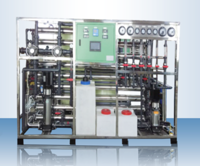 電瓶廠工業蒸餾水設備（二級反滲透系統）